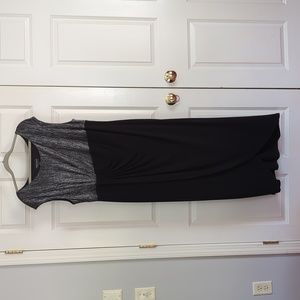 Connected Apparel Black and Gray Dress